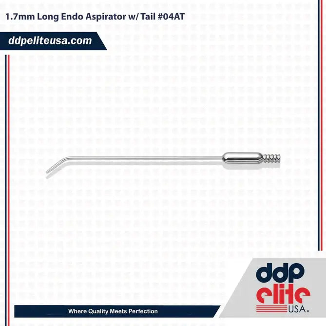 1.7mm Long Endo Aspirator with Tail Long Endo Aspirator with Tail