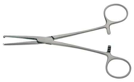 Kocher Intestinal Forceps (10 1/4", Curved)