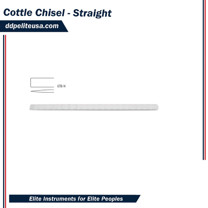 Cottle Chisel - Straight - ddpeliteusa