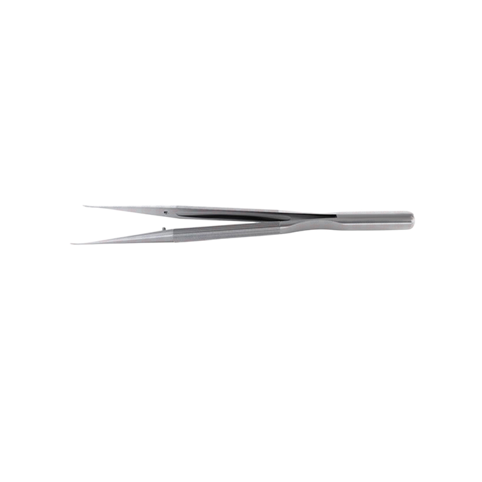 Forceps - Round, Counterbalanced Handle, Curved Tip - ddpeliteusa