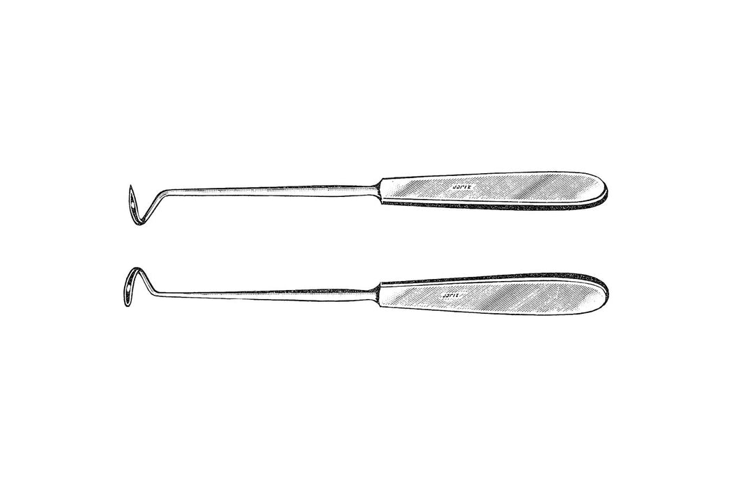 Deschamps Ligature Needle Blunt 27cm, Right Hand