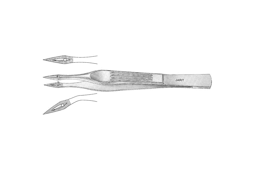 Carmalt Splinter Forceps Angled 10.5cm