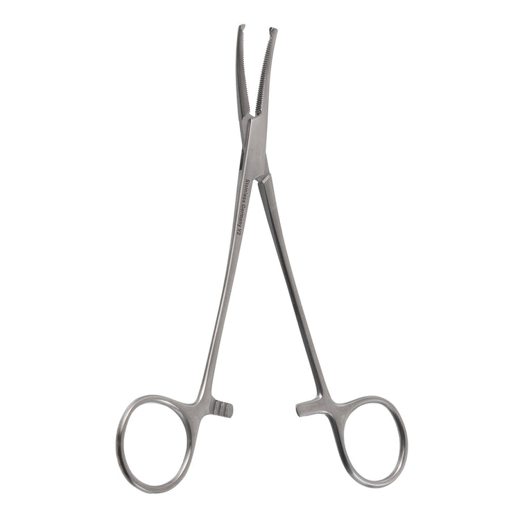16 1/2" Rankin-Crile Forceps and 11" Curved Forceps with 1 1/2 Teeth
