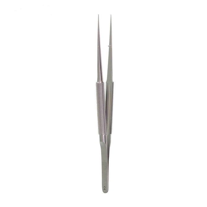 15cm Forceps ? 0.3mm Tip Curved, 8mm Diameter
