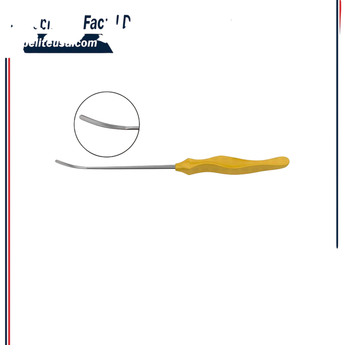 Endoplastic Facial Dissector - Cottle Tip, Curved Shaft - ddpeliteusa