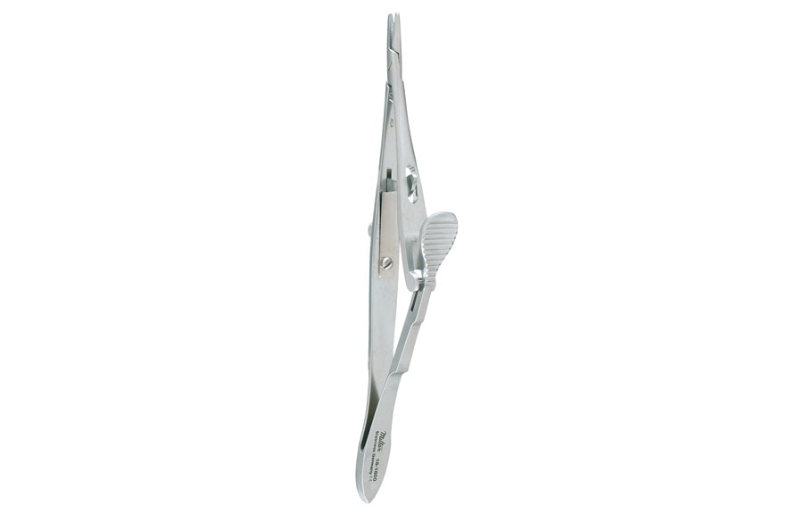 Kalt Needle Holder, Serrated, Straight, 14cm