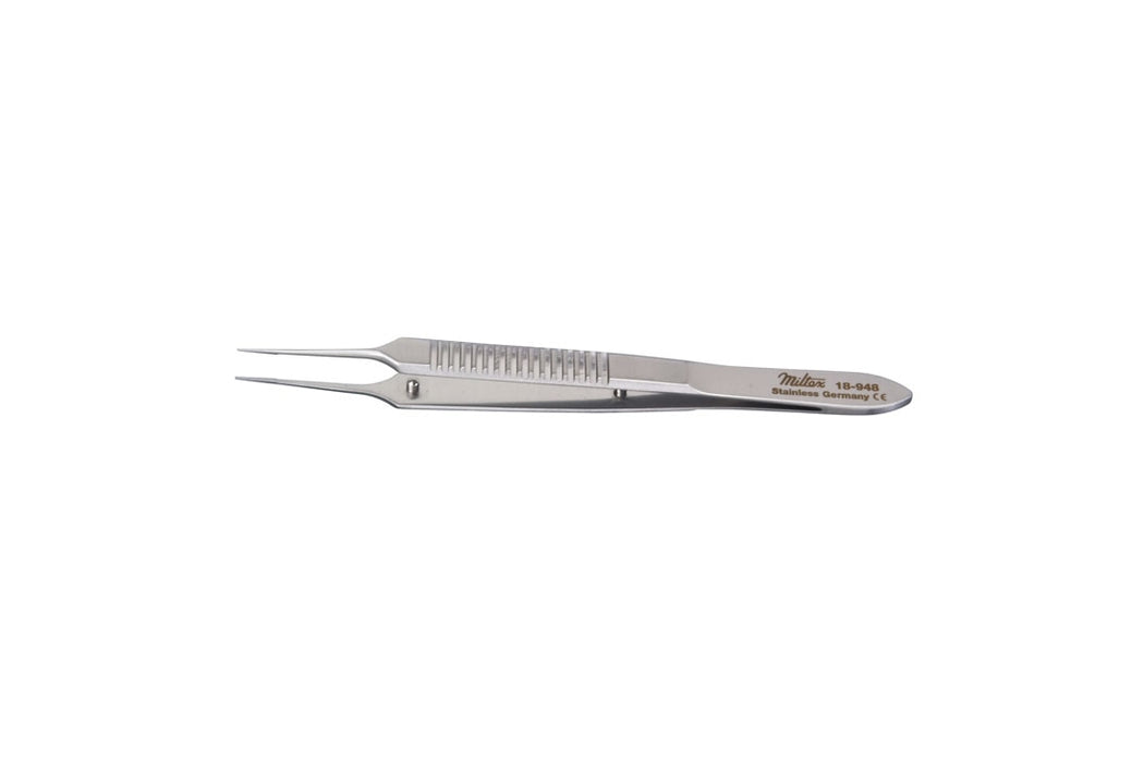 VISE Micro Suture Tying Forceps, 135mm, 0.3mm Tip, Straight