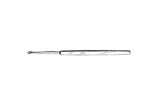 Fox Lupus Curette, Round, 14cm