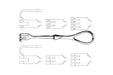 Volkmann Retractor Blunt 1 Tooth 21.5cm