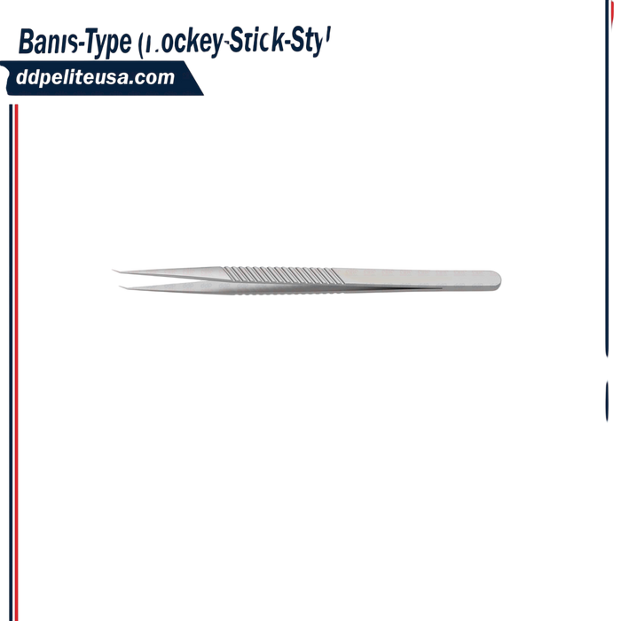 Banis-Type (Hockey-Stick-Style) Micro Forceps - ddpeliteusa