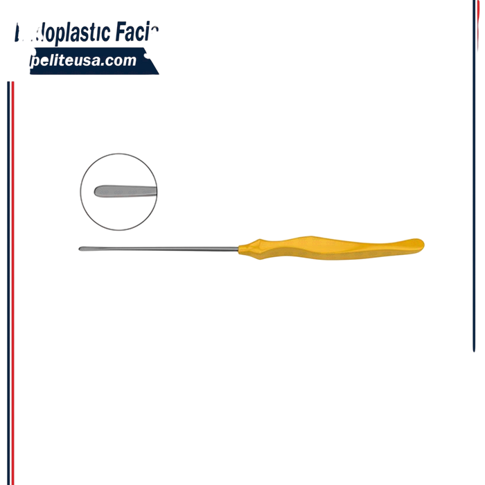 Endoplastic Facial Dissector - Cottle Tip, Straight Shaft - ddpeliteusa