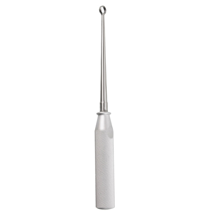 Cone Ring Curette ? Straight, 9", Size 1, 8mm