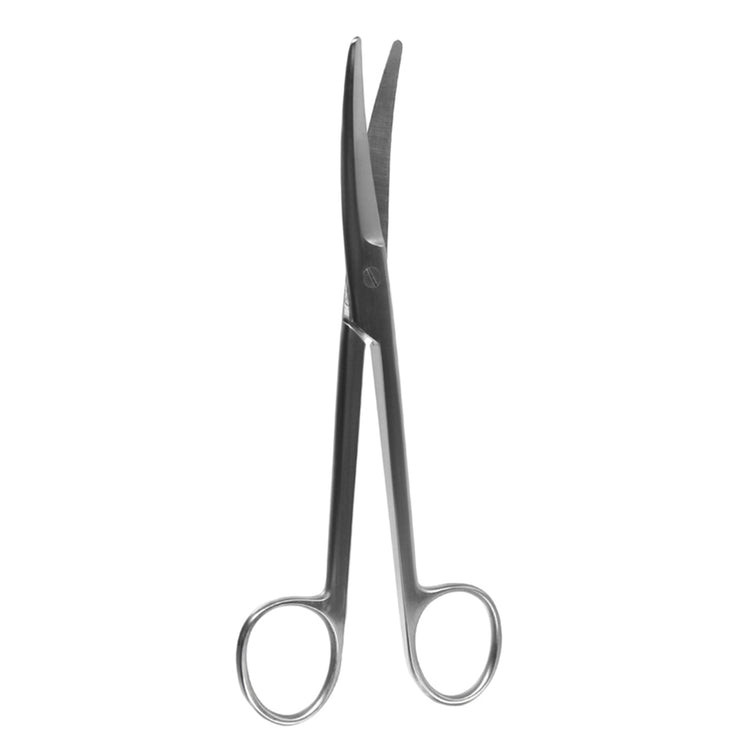 Mayo Scissors Beveled Blades 6-3/4" Curved