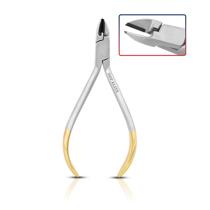 T/C Pin & Ligature Cutter Plier, Light Wire Cutting Pliers with Tip, Tungsten Carbide Inserts
