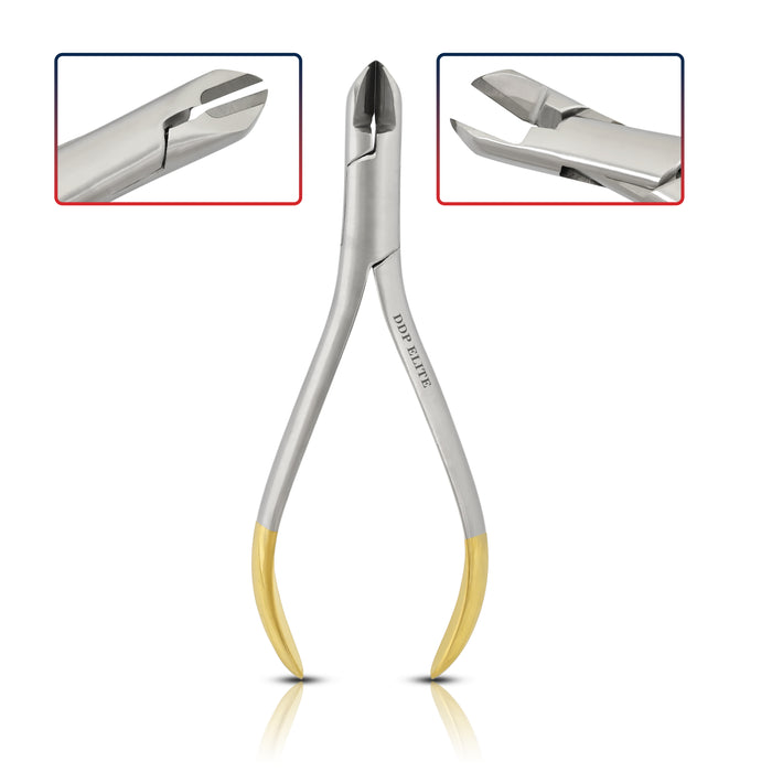 T/C Hard Wire Cutter Angled Tip Stainless Steel (Tungsten Carbide Inserts)