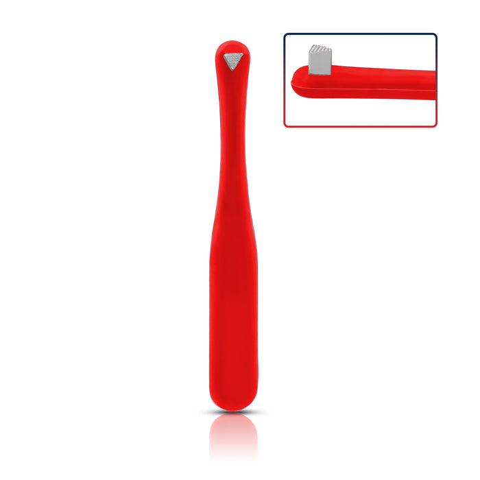 Molar Band Seater Bite Stick Red with Serrated Tip
