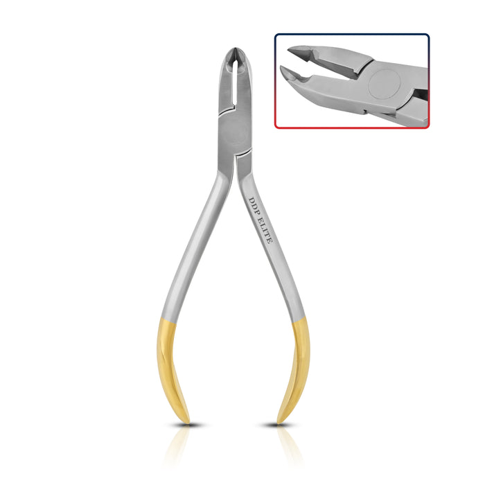 T/C Pin & Ligature Cutter Plier with Angled Tip, Tungsten Carbide Inserts