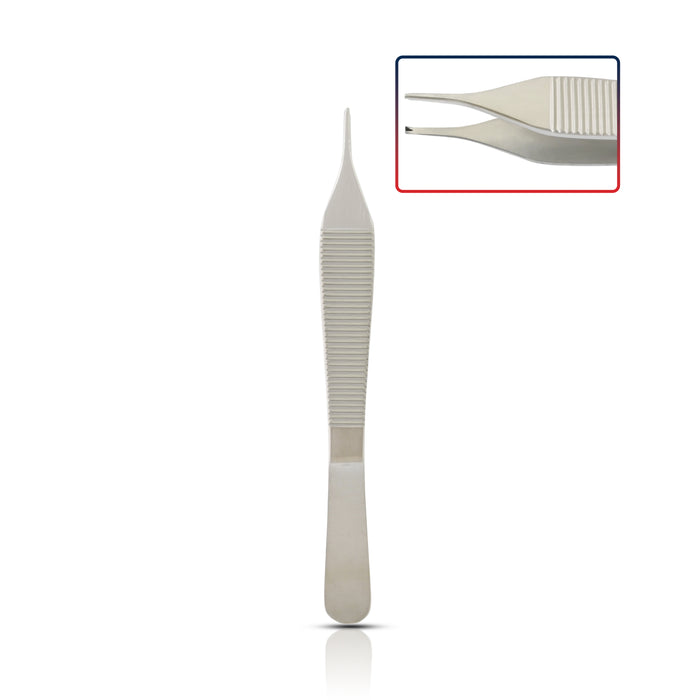 Adson Tissue Forceps 1 X 2 Teeth 4.75"