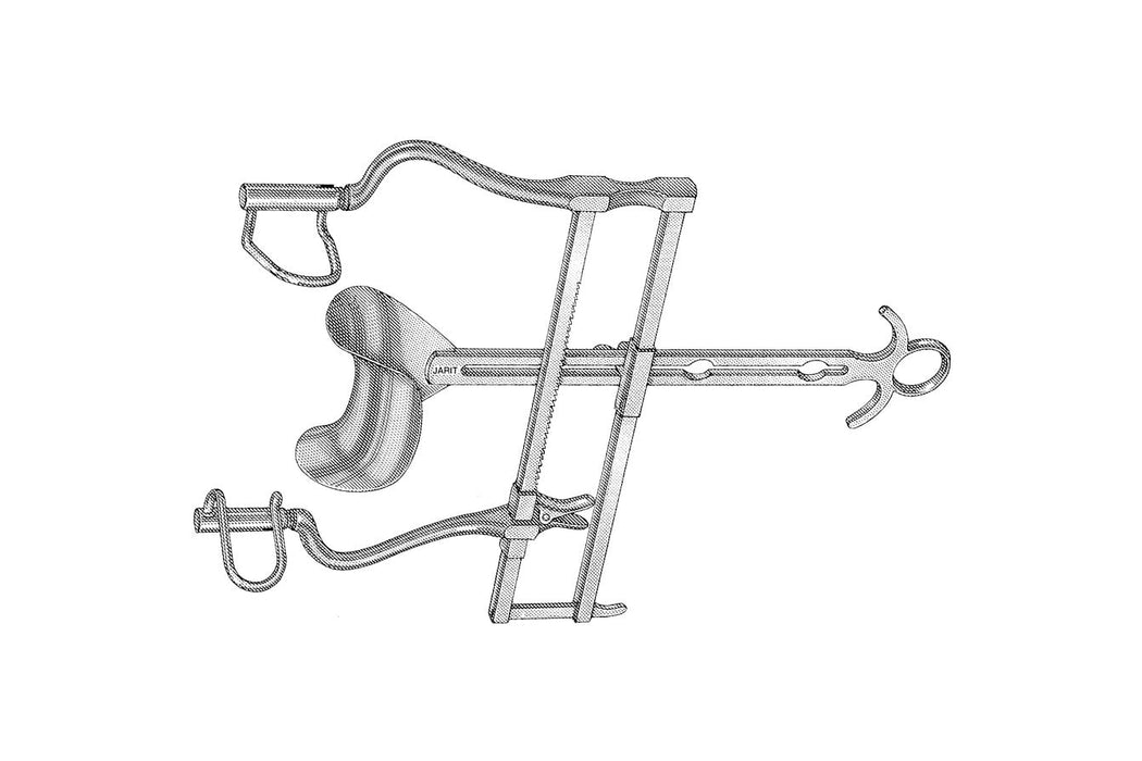 Caspar Counter Retractor Set with 6 Blades
