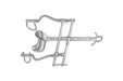 Caspar Counter Retractor Set with 6 Blades