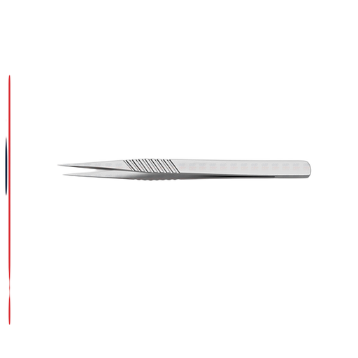 Micro Forceps - Tapered Tip, 9.0 mm Flat Handle, 5 3/8" - ddpeliteusa