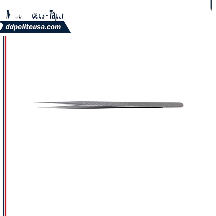 Micro Forceps - Tapered Tip, 9.0 mm Flat Handle, 7 1/8" - ddpeliteusa