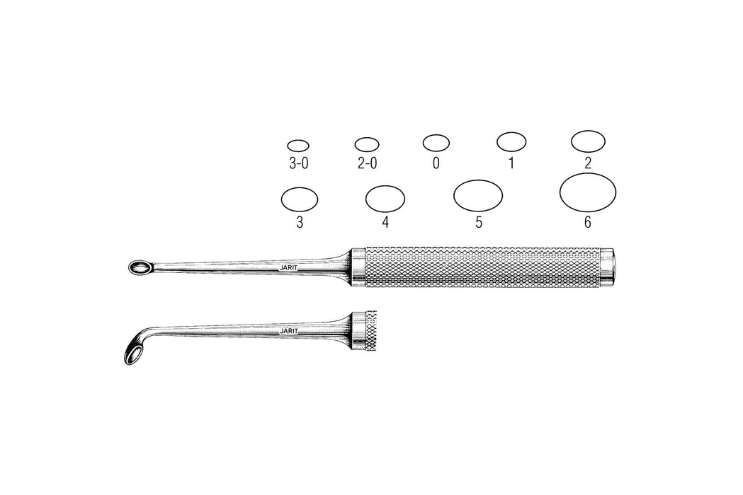 Cobb Curette 28cm Straight Fig. 5-6 Oval Cup