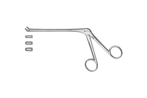 Peapod Rongeur 14cm, 2x6mm Bite, Up, Finger Ring Handle