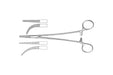Moynihan Hemostatic Forceps, Curved, 23cm