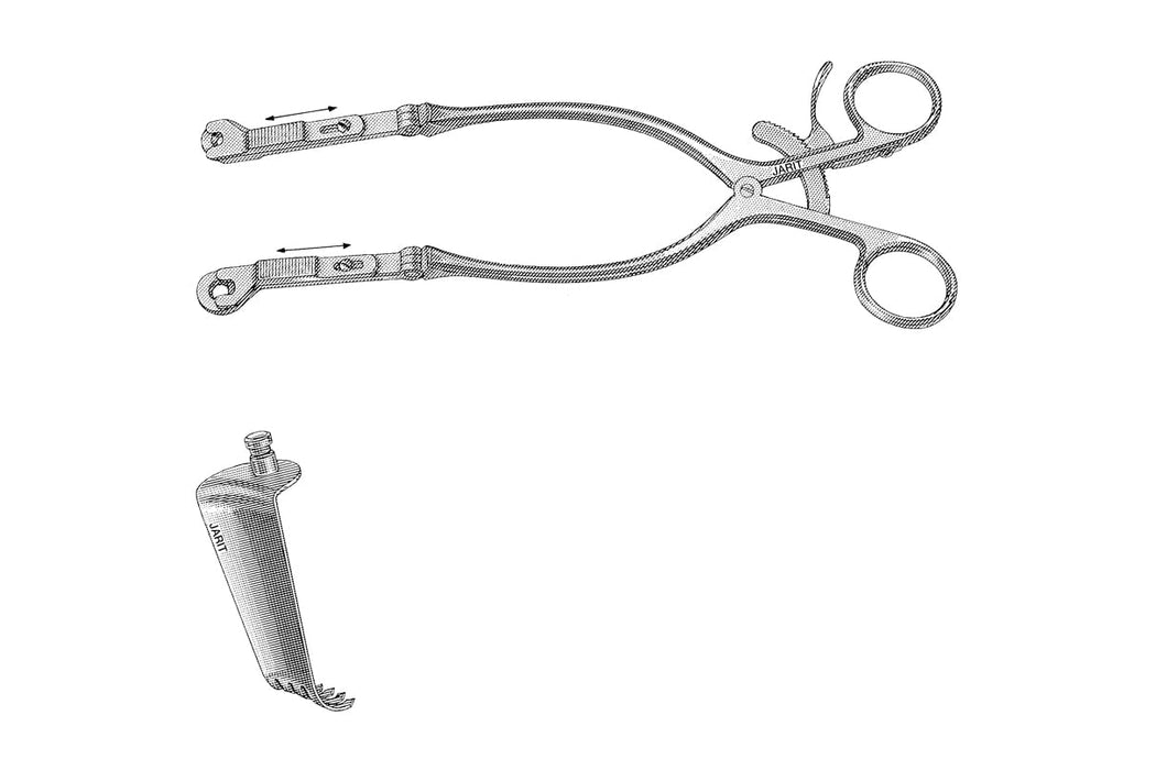 Cloward Retractor Complete with 5 Sharp Blades