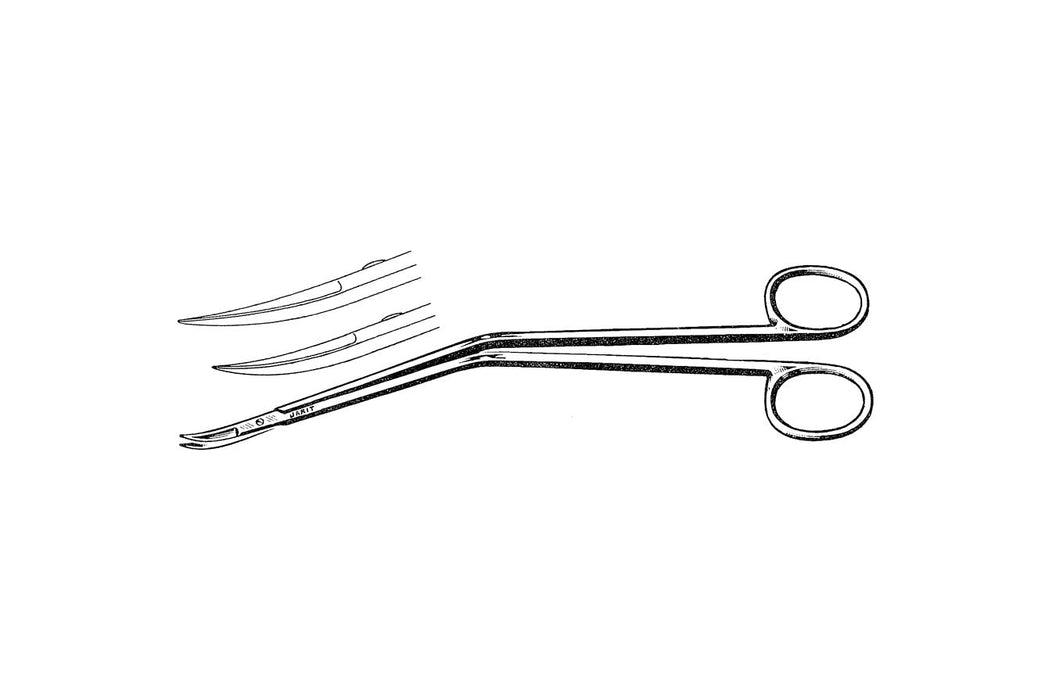 Olivecrona Trigeminal Scissors, Toothed, 23 cm
