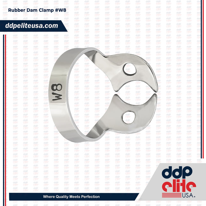 Endodontic Rubber Dam Clamp #W8