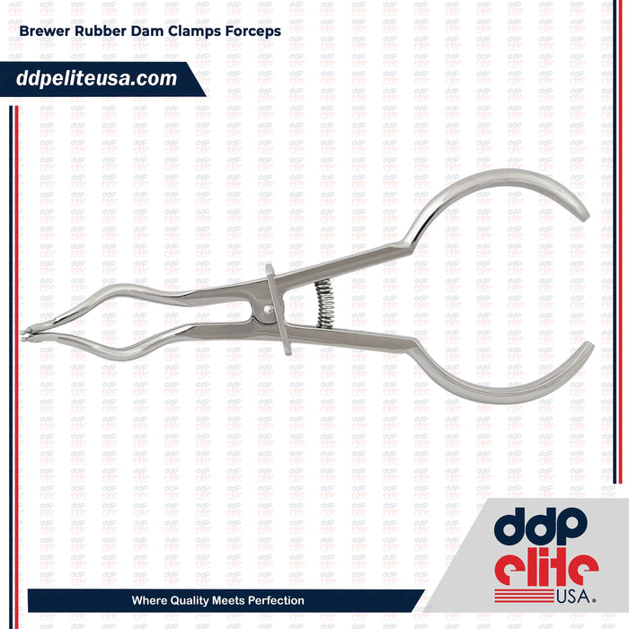 Endodontic Brewer Rubber Dam Clamps Forceps