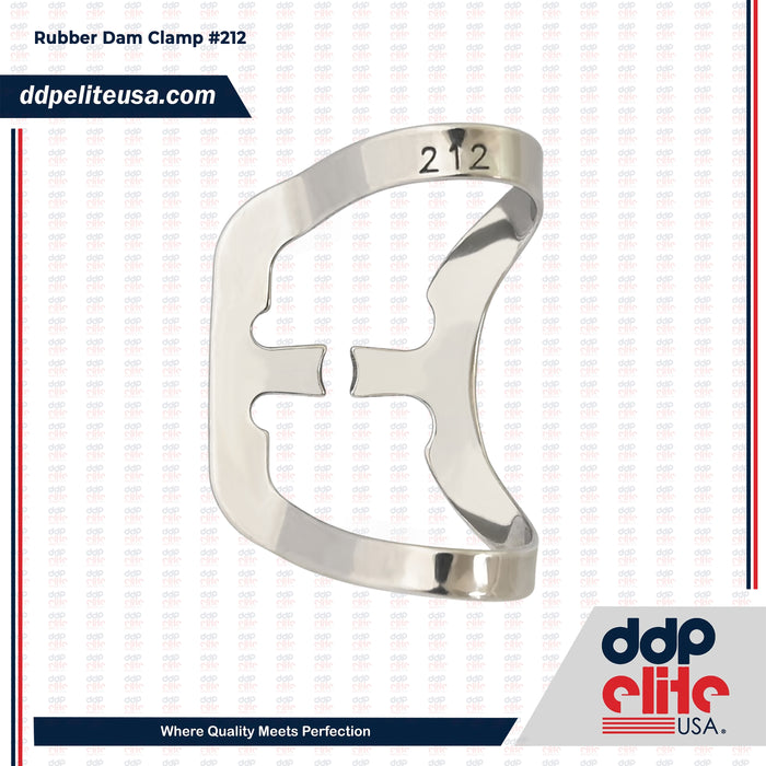 Endodontic Rubber Dam Clamp #212 Anterior Clamps