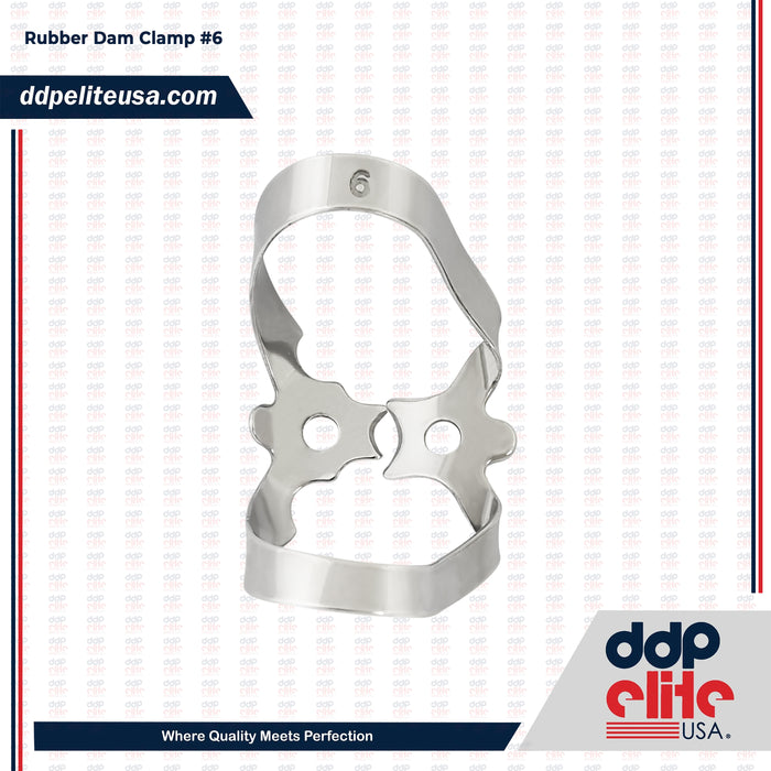 Endodontic Rubber Dam Clamp #6 Anterior Clamps