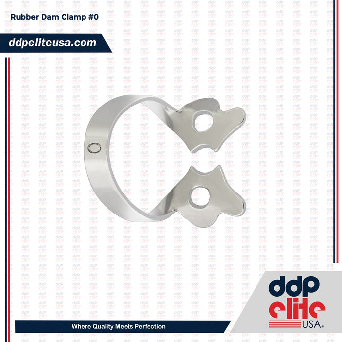 Endodontic Rubber Dam Clamp #0 – Bicuspids / Premolar Clamp