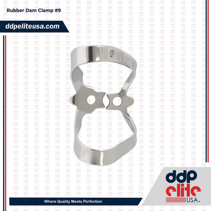 Endodontic Rubber Dam Clamp #9 Anterior Clamps