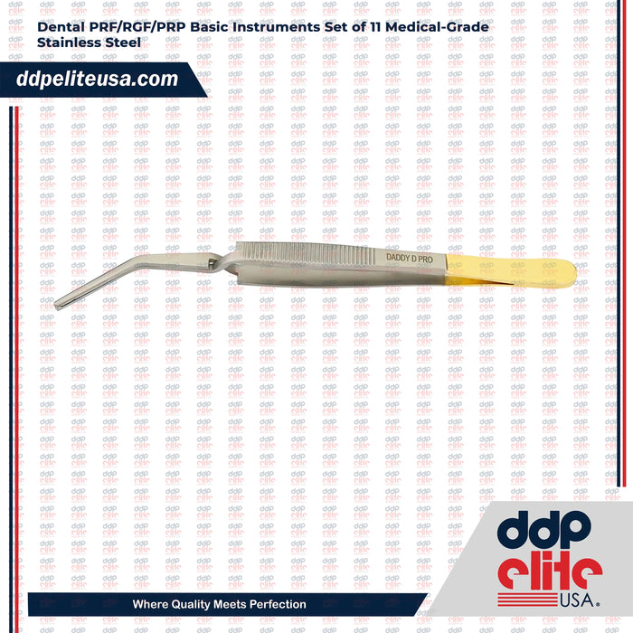 Dental PRF/RGF/PRP Basic Instruments Set of 11 Medical-Grade Stainless Steel Ddp Elite USA
