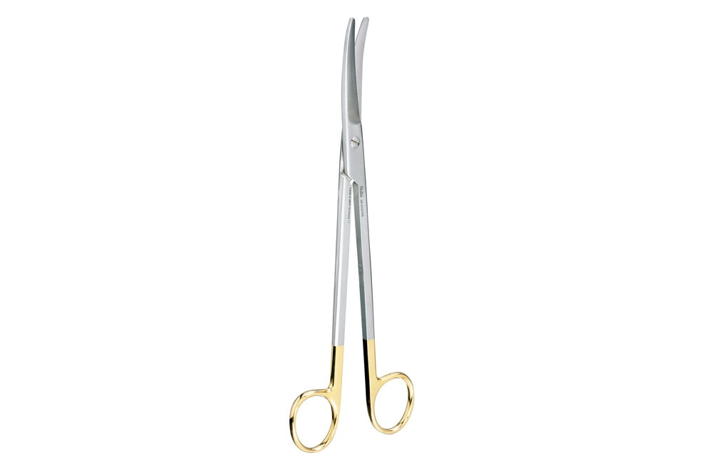 Parametrium Scissors Tungsten Carbide Strongly Curved 26cm