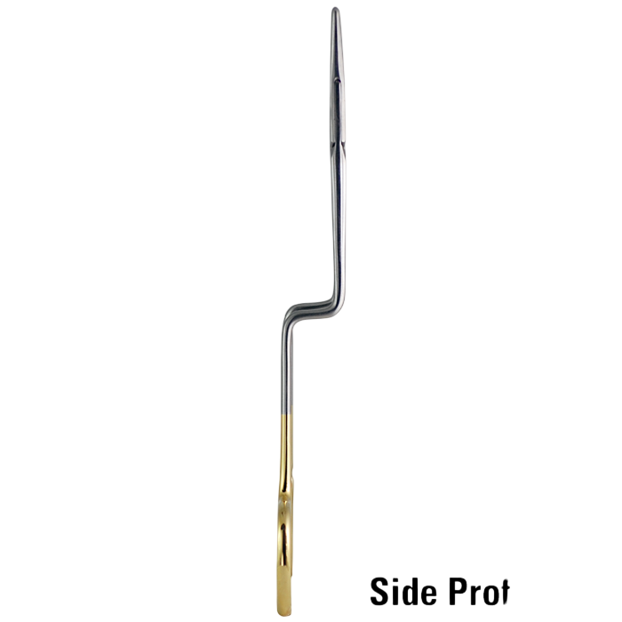 Bayonet Needle Holders - Tungsten Carbide 6 1/2" SERRATED, 4/0-6/0