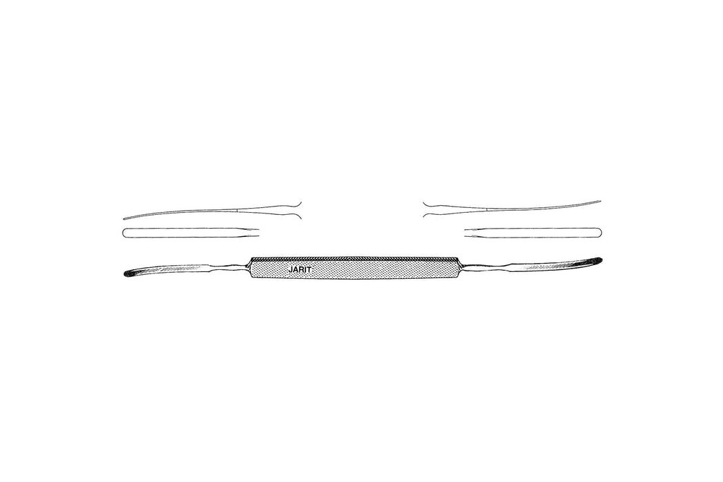Wheeler Double-End Spatula, Lightly Curved