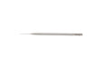 Maltzman-Fenzl Lens Manipulating Hook, Angled, 0.15mm V-Shaped Tip, Titanium