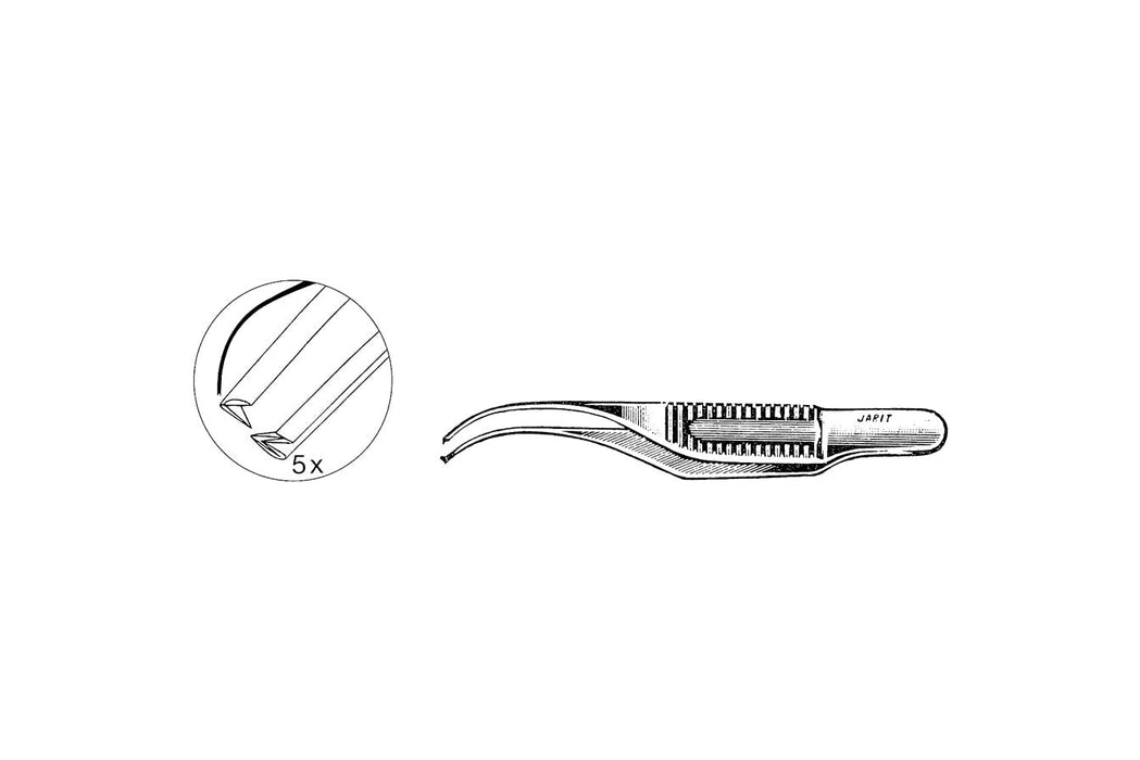 Gill Iris Forceps 7.5cm 0.3mm