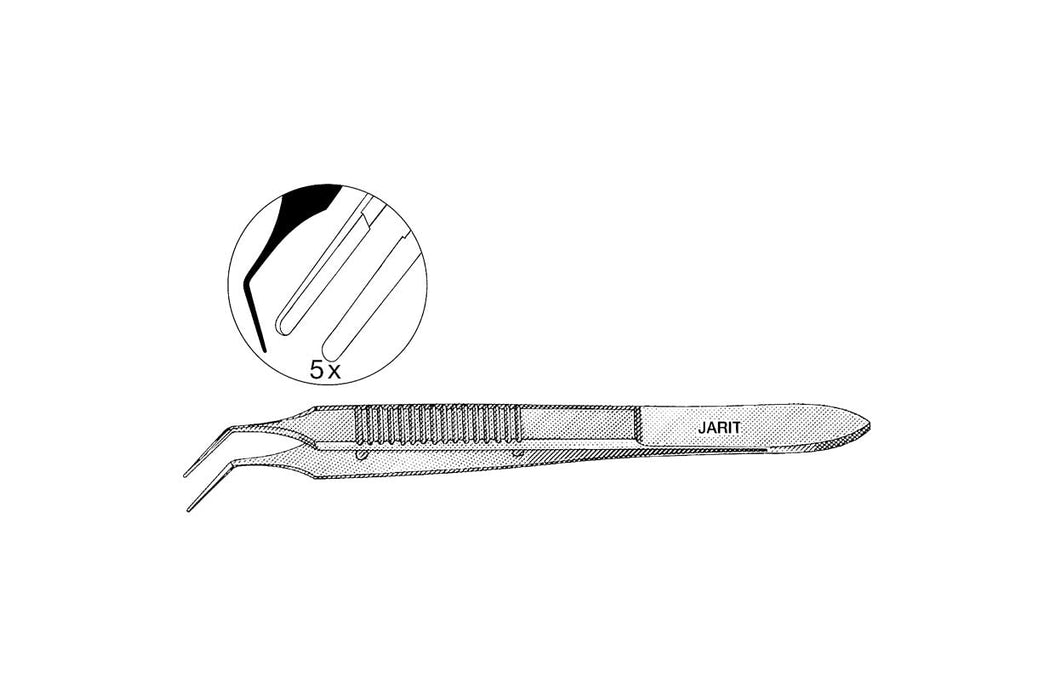 McPherson Tying Forceps, Angled, 5mm Tips
