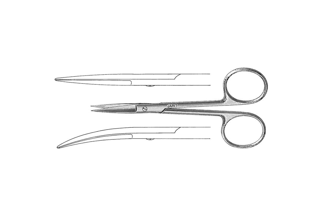 Knapp Ophthalmic Scissors, Straight, Blunt/Blunt, 11cm