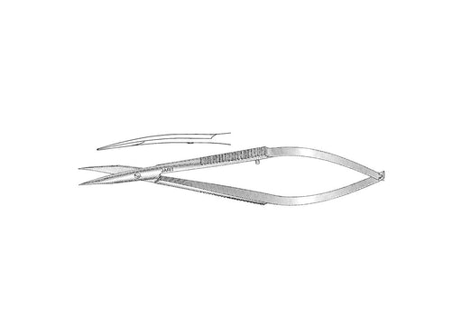 Westcott Ophthalmic Scissors, Curved, Pointed, 11cm