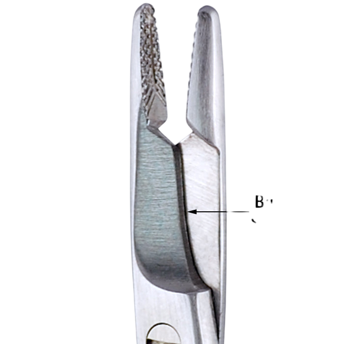 OLSEN-HEGAR NEEDLE HOLDER/SCISSORS COMBO 5 1/2" SERRATED