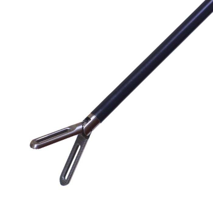 AED Fenestrated Grasper w/ Ratchet Handle, D/A, 5mm x 36cm