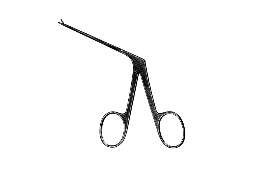 Micro Ear Forceps Straight 17cm Shaft 0.9mm