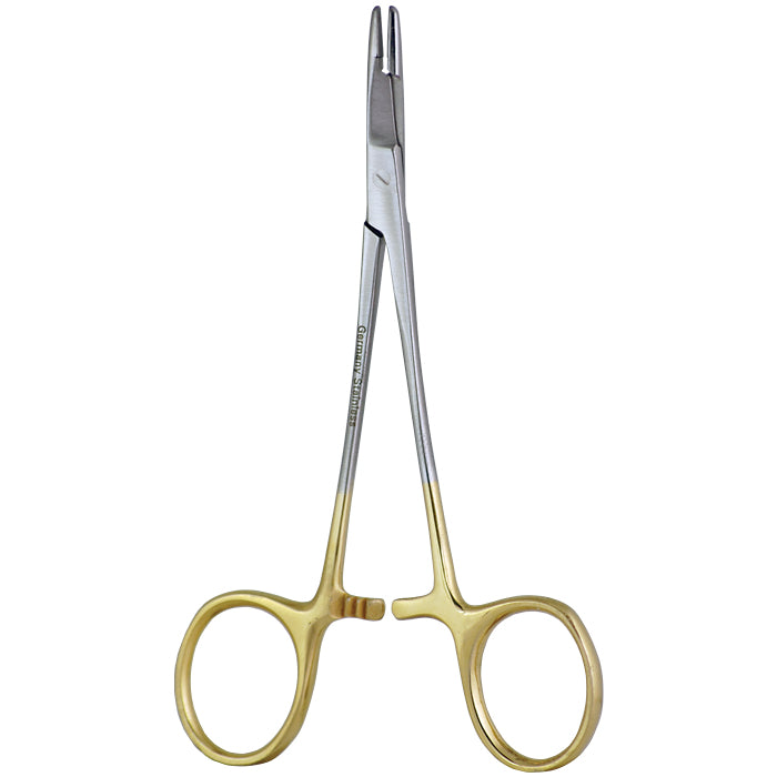 Olsen-Hegar Needle Holder Scissors - Tungsten Carbide 4 3/4" SERRATED